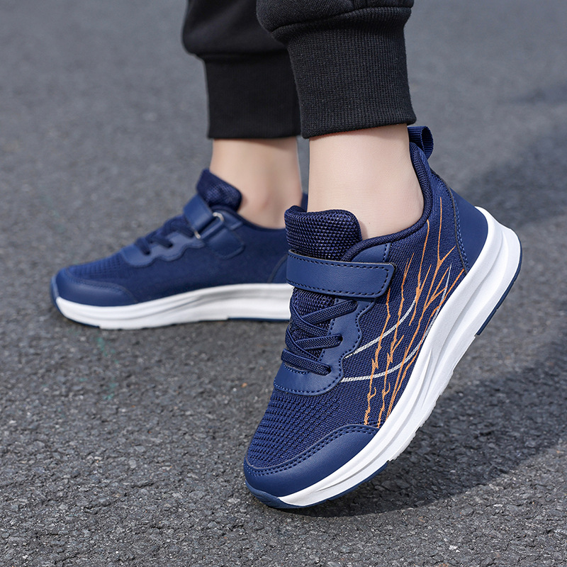 Zapatillas Casuales de Punto para Niños Suela de TPR Transpirables y Antideslizantes