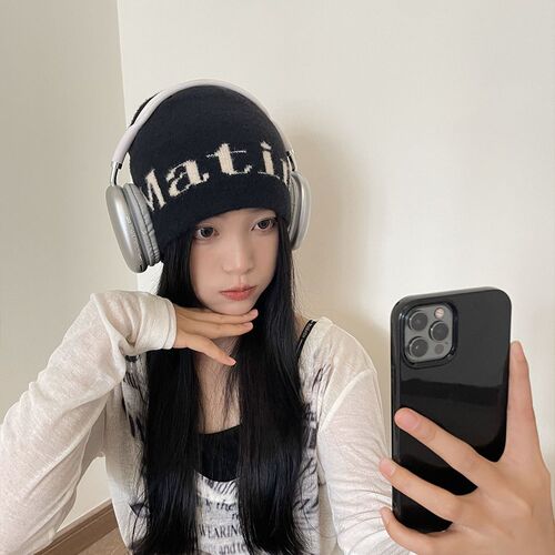 Autumn/Winter New Fashion Matchable Knitted Hat for Girls and Boys, Warm Ear Protection Knit Hat with Wool Yarn, Stylish Cold Hat for Men and Women, Trendy
