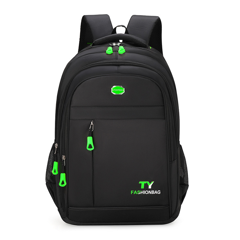 Comercio exterior al por mayor nuevo estilo mochila para hombres moda contraste color escuela de escuela secundaria bolso de computadora de viaje al aire libre de gran capacidad