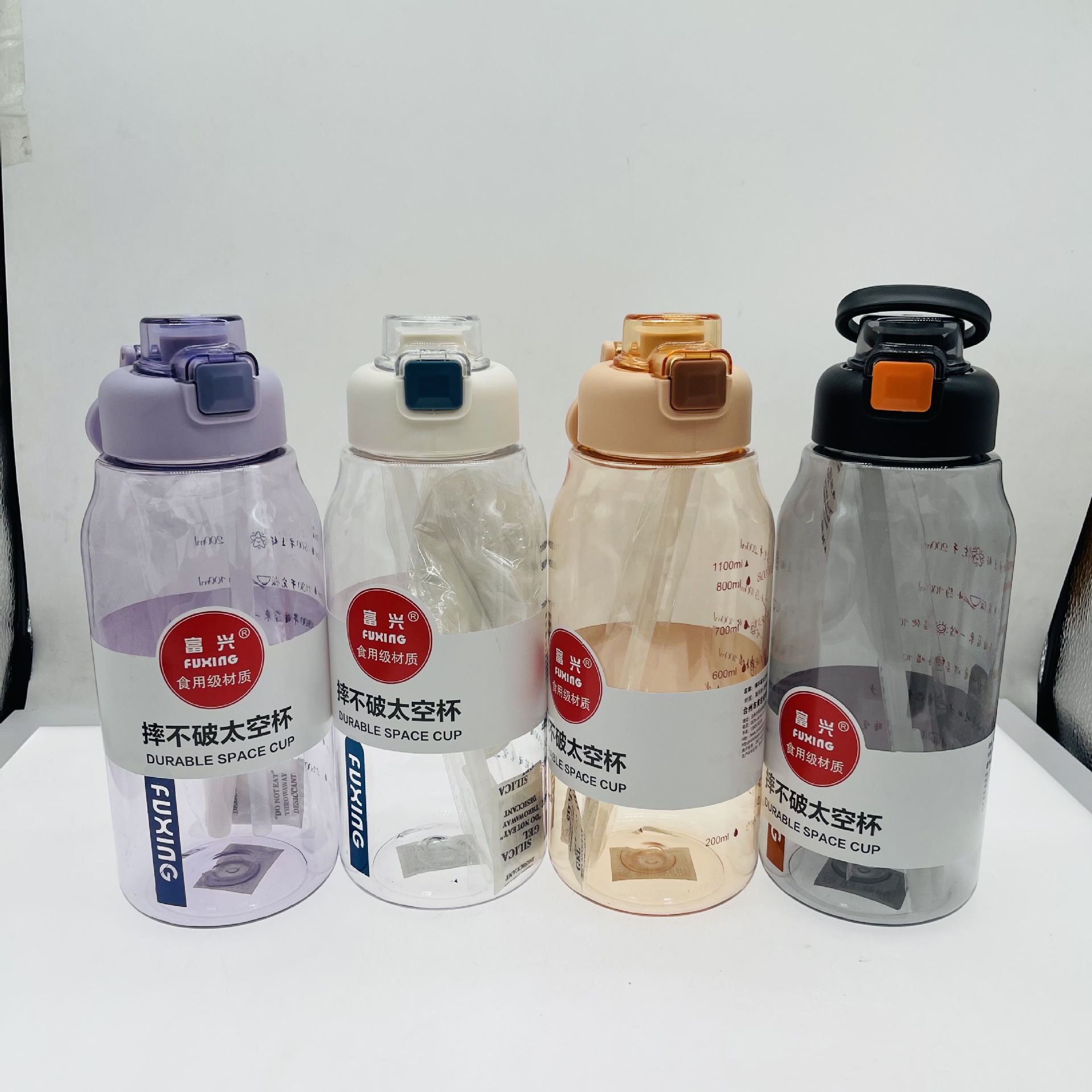 Jinshi comercio exterior grande 2200ml espacio taza pc plástico estudiante taza portátil al aire libre deportes taza grande hervidor de agua