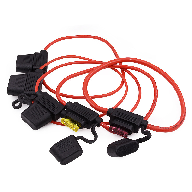 Car fuse box waterproof seat with wire Large Medium Small Size Mini insert car high temperature resistant protection device Car fuse box waterproof seat with wire Large Medium Small Size Mini insert car high temperature resistant protection device