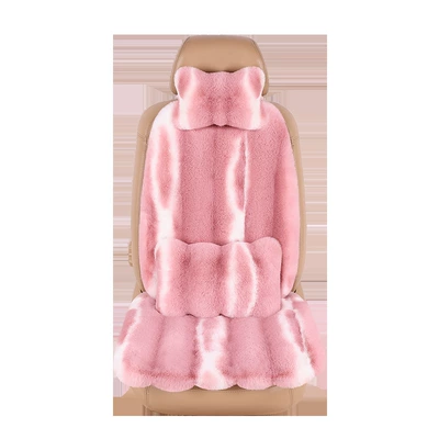 Headrest: pork rabbit fur pillow cute