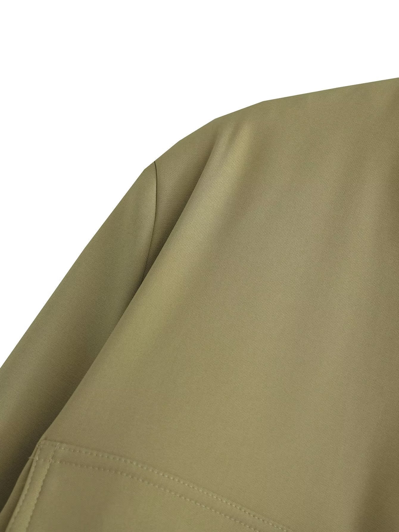 Women's Clothing 2024 new fashion large pocket short autumn pilot jacket coat_voghion.com