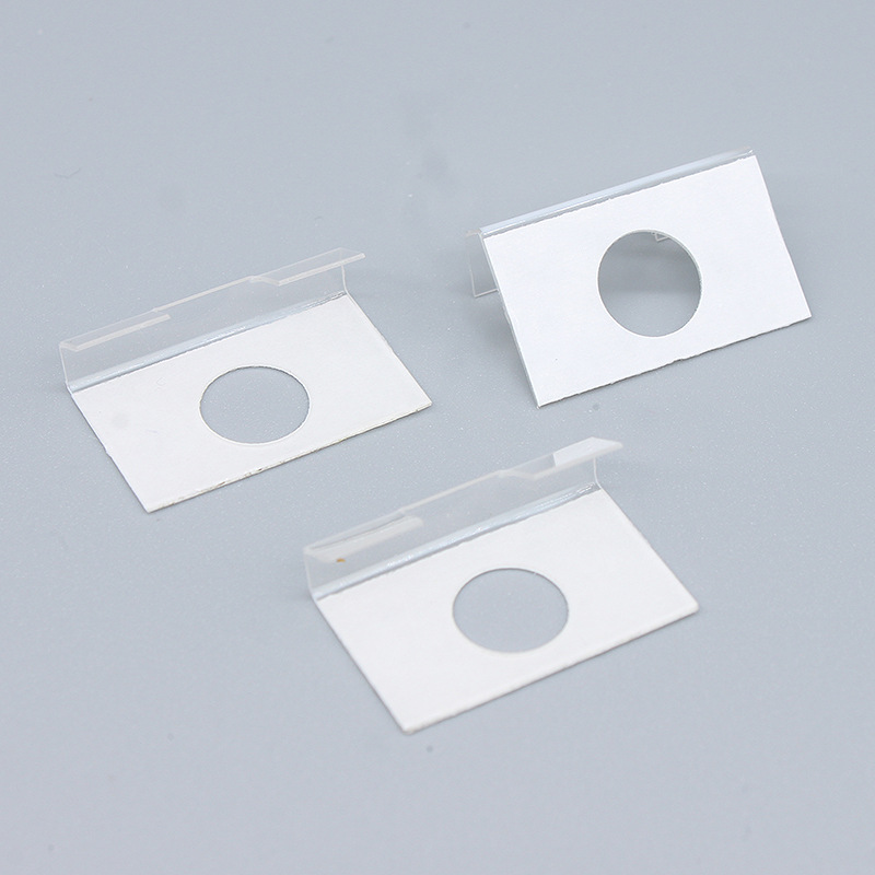 厂家直销 粘卡片上挂钩 pvc带双面胶卡片组装挂卡 1.5*2.5cm100个