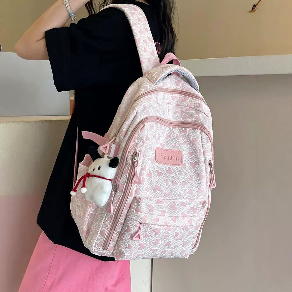 Japanese capacious backpack, fresh shoulder bag for traveling, for secondary school