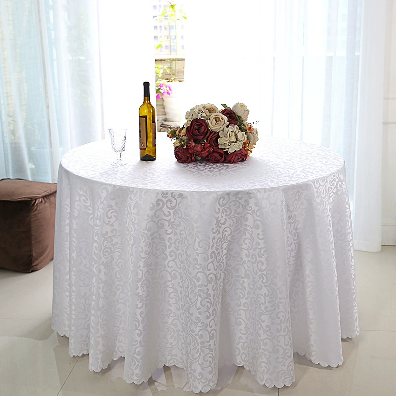Blossom Table Cloth Hotel Restaurant Polyester Hook Flower Round Founded Fedry Fedry Wedding Conference The Titan Table Skirt Manufacturer directly confess