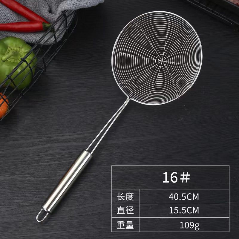304#원형 손잡이 스테인리스 소쿠리(16CM)