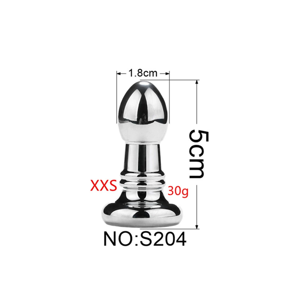 Detachable Anal Plug Heads, Silicone & Metal Options, Multiple Shapes and Sizes