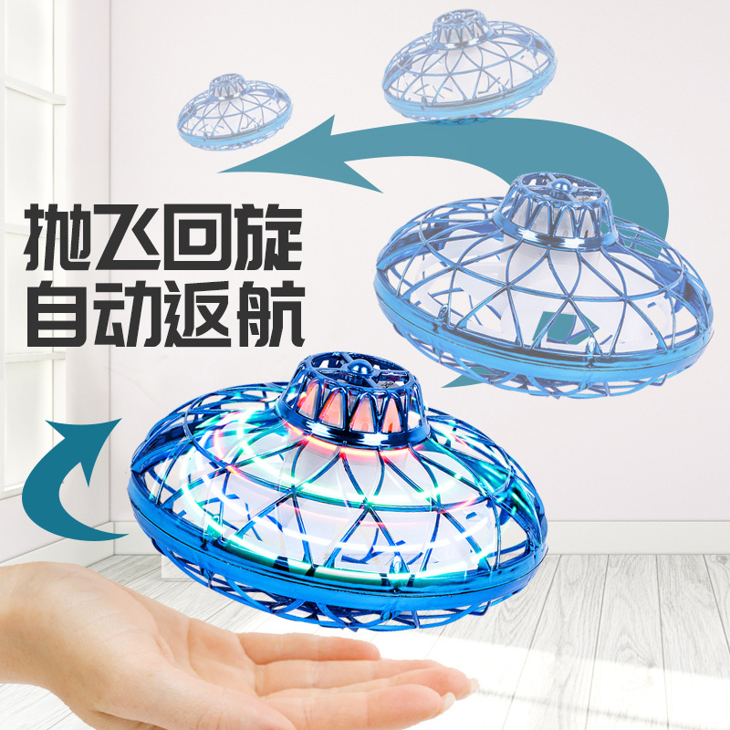 Bola Voladora Mágica con Luz LED de Plástico Rotación 360 Antiestrés image 5
