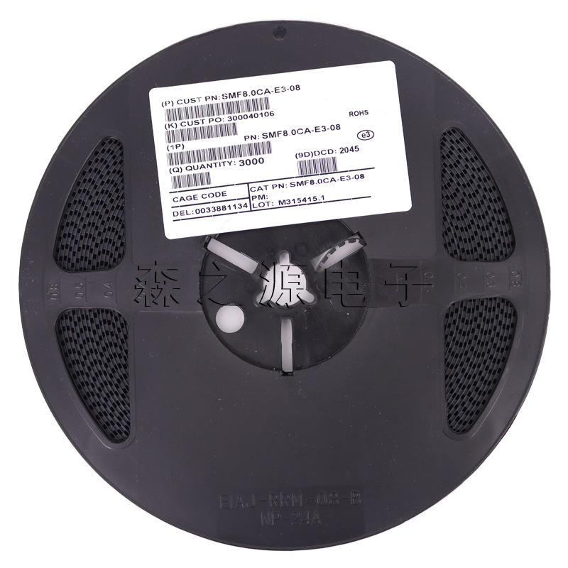 SMF8.0CA 贴片瞬变抑制二极管 200W 8V SOD-123 SMF8V0CA 双向