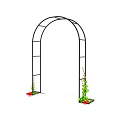 户外庭院农场花架婚礼爬藤花月季花花园走廊支架葡萄架拱形门