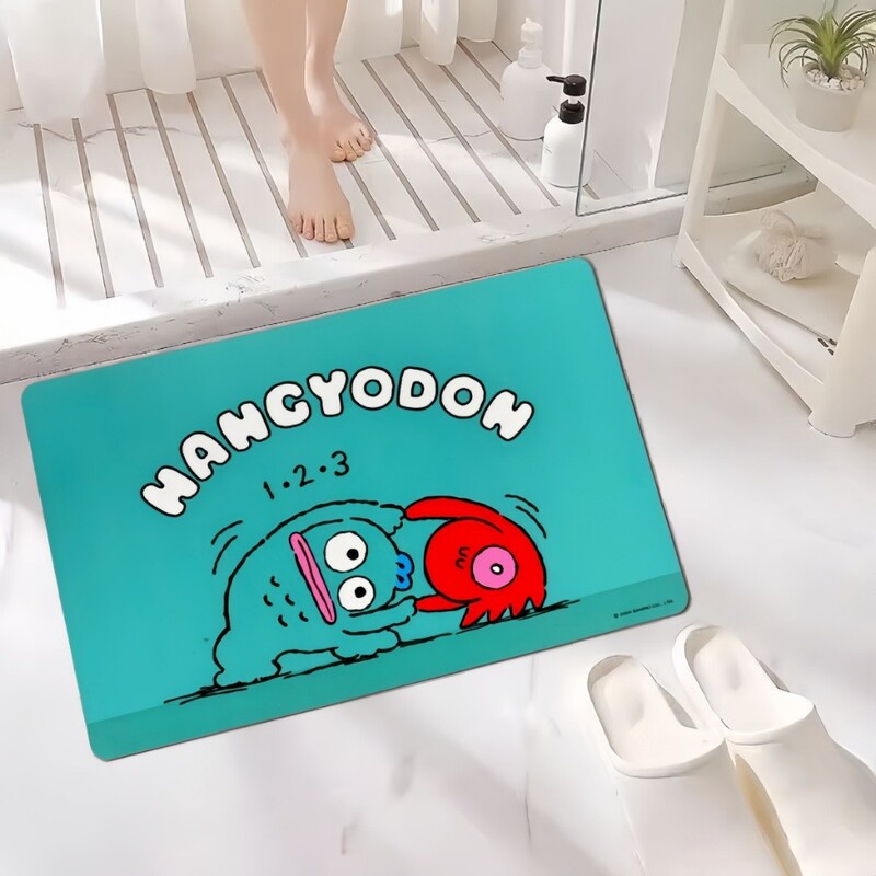 Cartoon Cute Clownfish Hanton Bathroom Mat, Diatomaceous Earth Absorbent Quick-Dry Floor Mat for Washroom and Shower Room, Wholesale