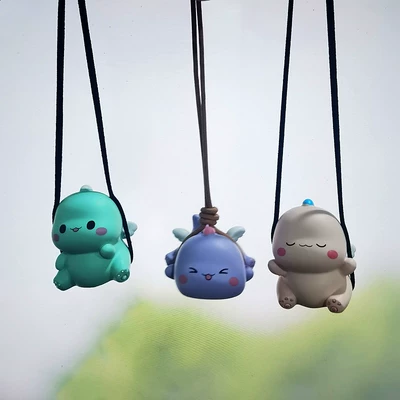 Accessories: Little Dinosaur Swinging on: Car hanging
