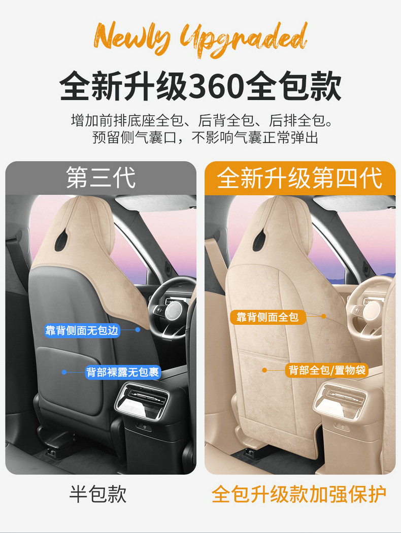 26 models of car seat covers specifically designed for the Silees AITO M6, Rams all-season universal full-coverage seat cushions and saddle pads