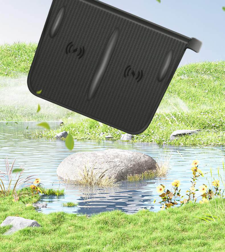 Suitable for Tesla's New Version of Model 3/Y/Yl Central Control Wireless Charging Silicone Pad Anti-Slip Protection Car Accessories