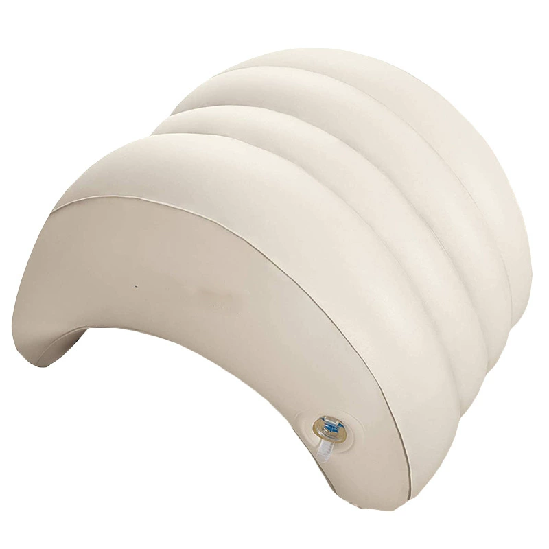 Customized hot selling inflatable bathroom pillow bath bath pillow head Bathing pillow bath spa head cushion back cushion PVC