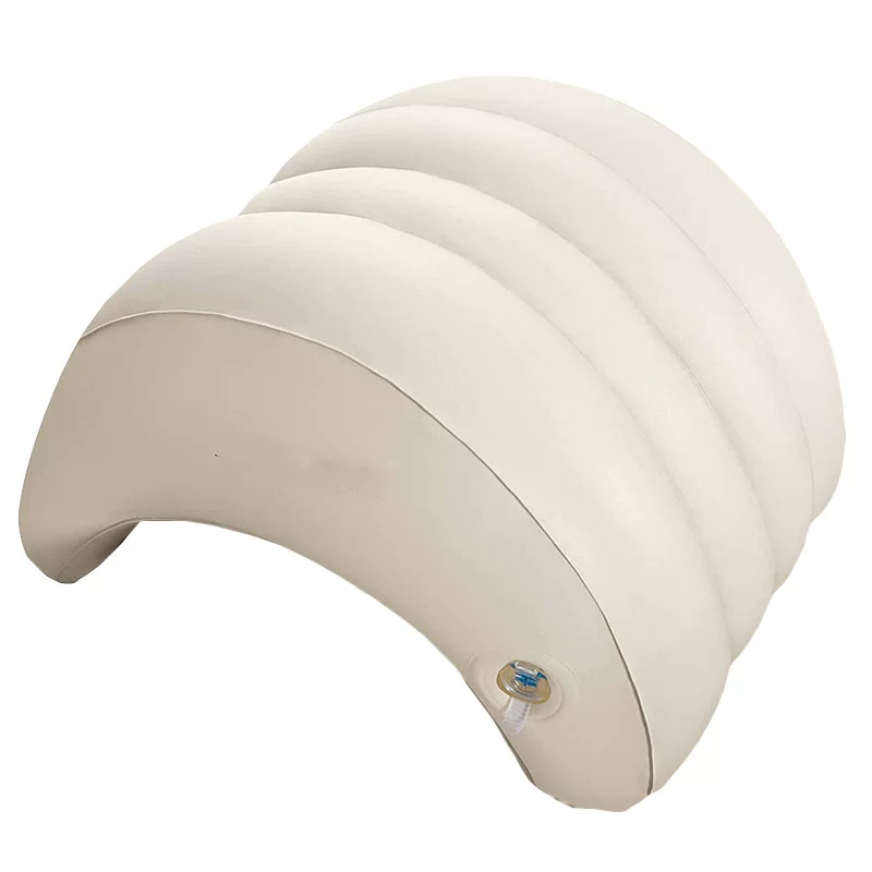 Customized hot selling inflatable bathroom pillow bath bath pillow head Bathing pillow bath spa head cushion back cushion PVC