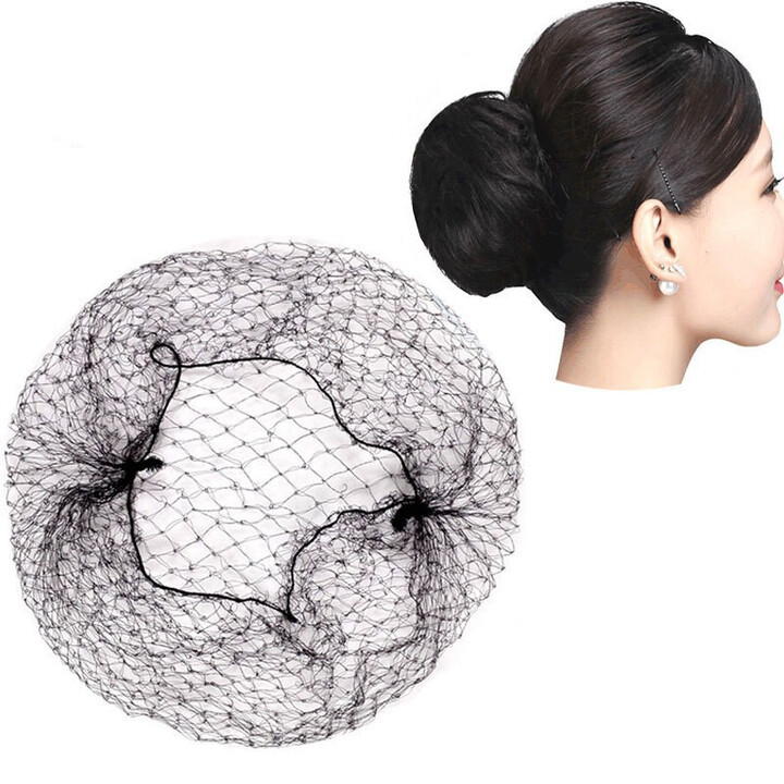 Women's Invisible Hair Net for Children's Ballet Dance Exam Bun Hairstyle, Waiter Bun Hair Net, Professional Universal