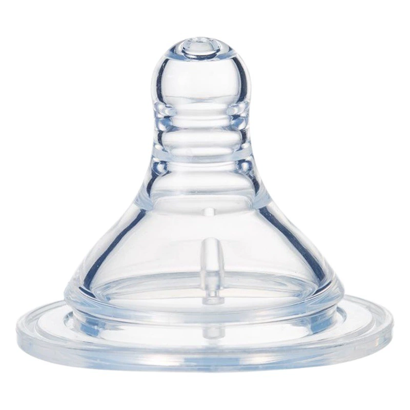 Ширококалиберная детская соска, пищевые силиконовые аксессуары для бутылочек, имитация грудного молока, универсальная соска для новорожденных Real Sense