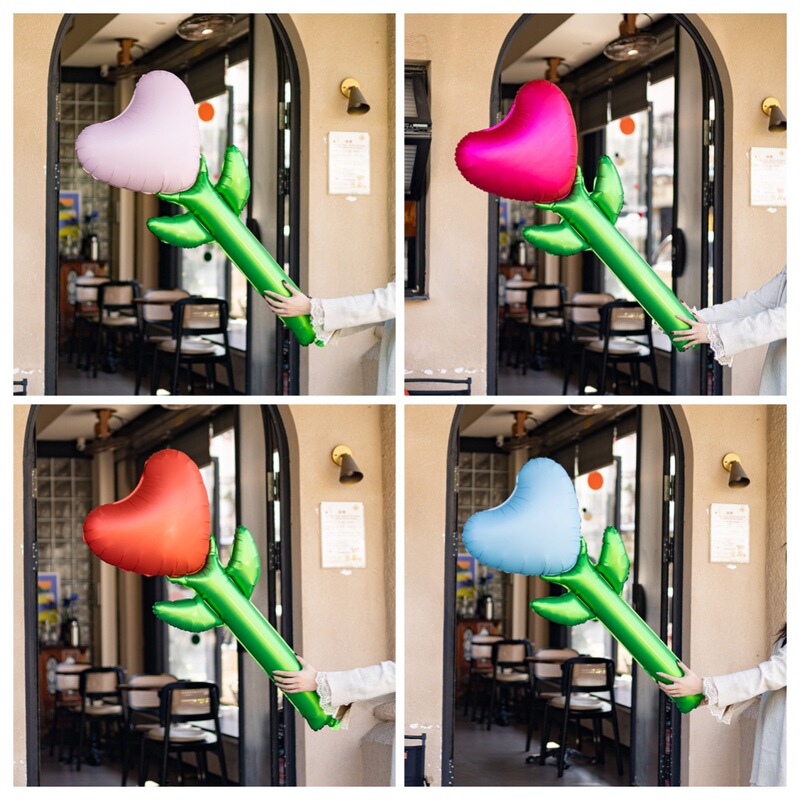 2026 New Style Balloon Large Bouquet Aluminum Foil Balloons Valentine's Day Date Room Decoration Mother's Day Photo Props 2026 New Style Balloon Large Bouquet Aluminum Foil Balloons Valentine's Day Date Room Decoration Mother's Day Photo Props