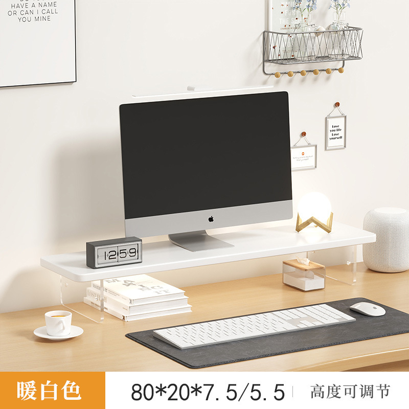 투명한 브래킷★따뜻한 흰색 80*20*7.5cm 수입 단단한 나무