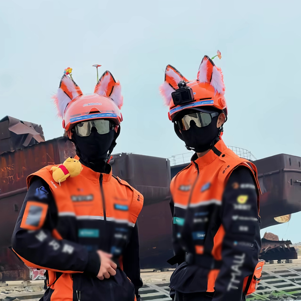 Helmet Decoration Full/Half Helmet Takeaway Rider Cool Cartoon