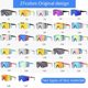 PITVIPER Cross-border Riding Goggles Advanced Outdoor Sports Windproof Goggles Trendy Polarized Sunglasses Colorful