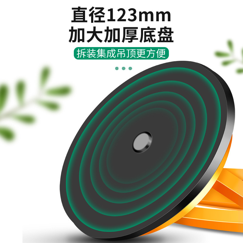 Ventosa de techo integrada, desmontaje potente, baldosas de vidrio, refuerzo de aluminio, baldosas de techo, extractor, instalación de la pantalla de succión