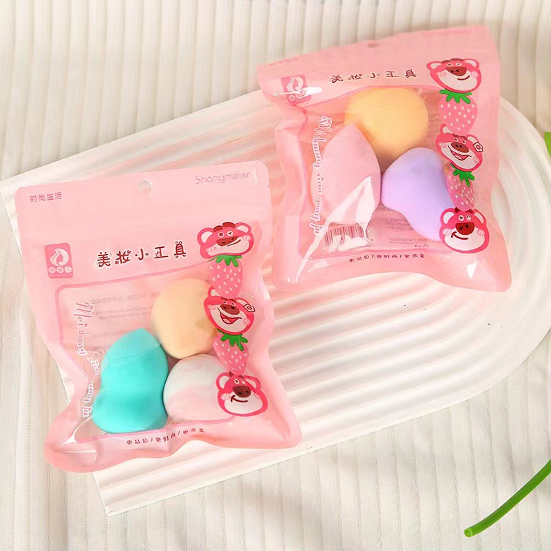 El nuevo polvo Shangmei 'er gota de agua polvo de algodón para el maquillaje ligero, ropa de vestir seco y húmedo, polvo de doble uso, cojín de aire