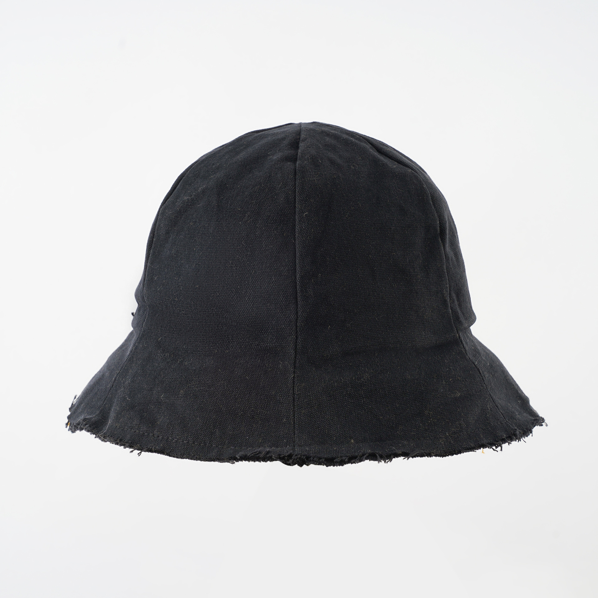 Nuevo estilo japonés color sólido deshilachado pescador sombrero femenino viaje al aire libre a prueba de sol suave sombrero transpirable simple sombrero