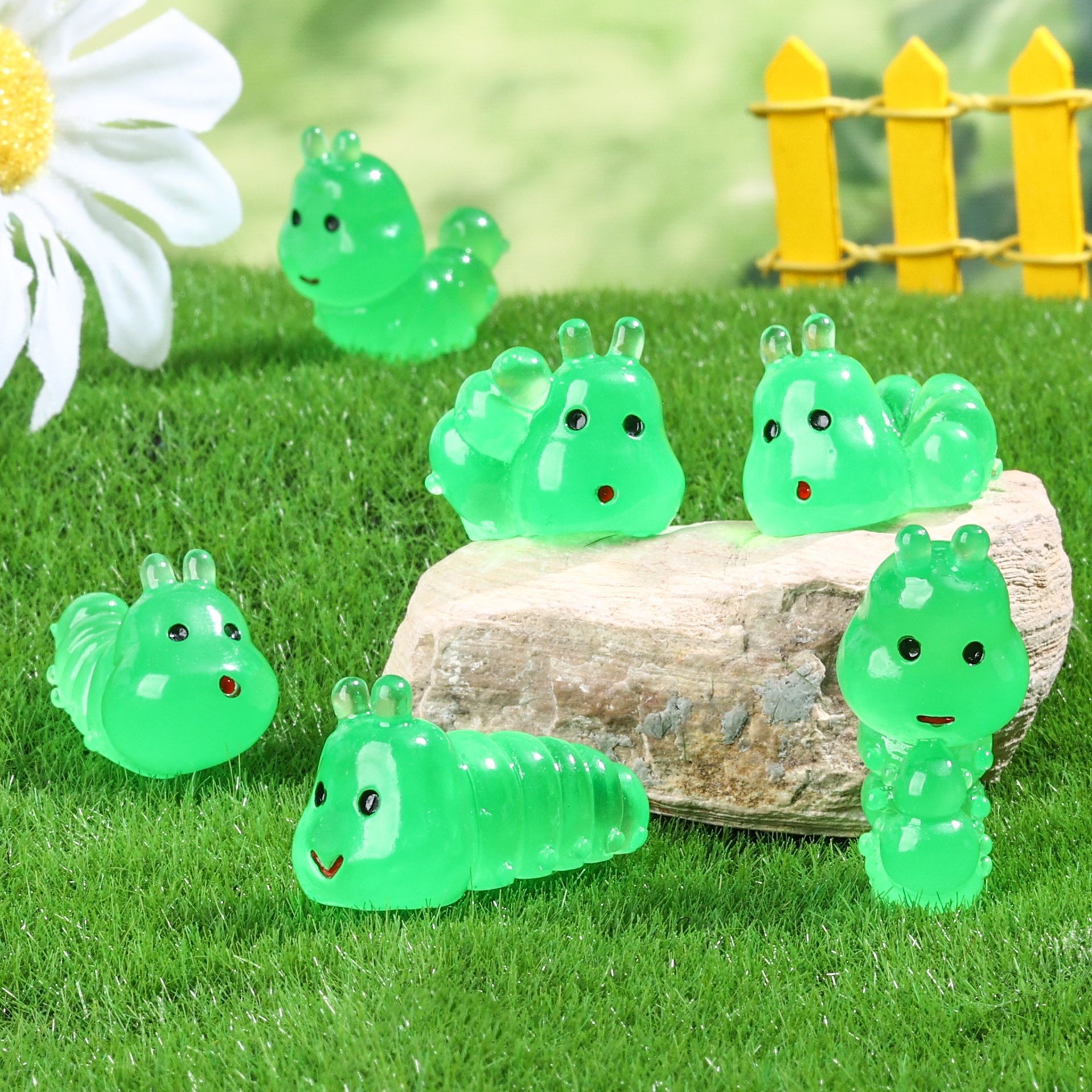 애벌레 야광 혼합