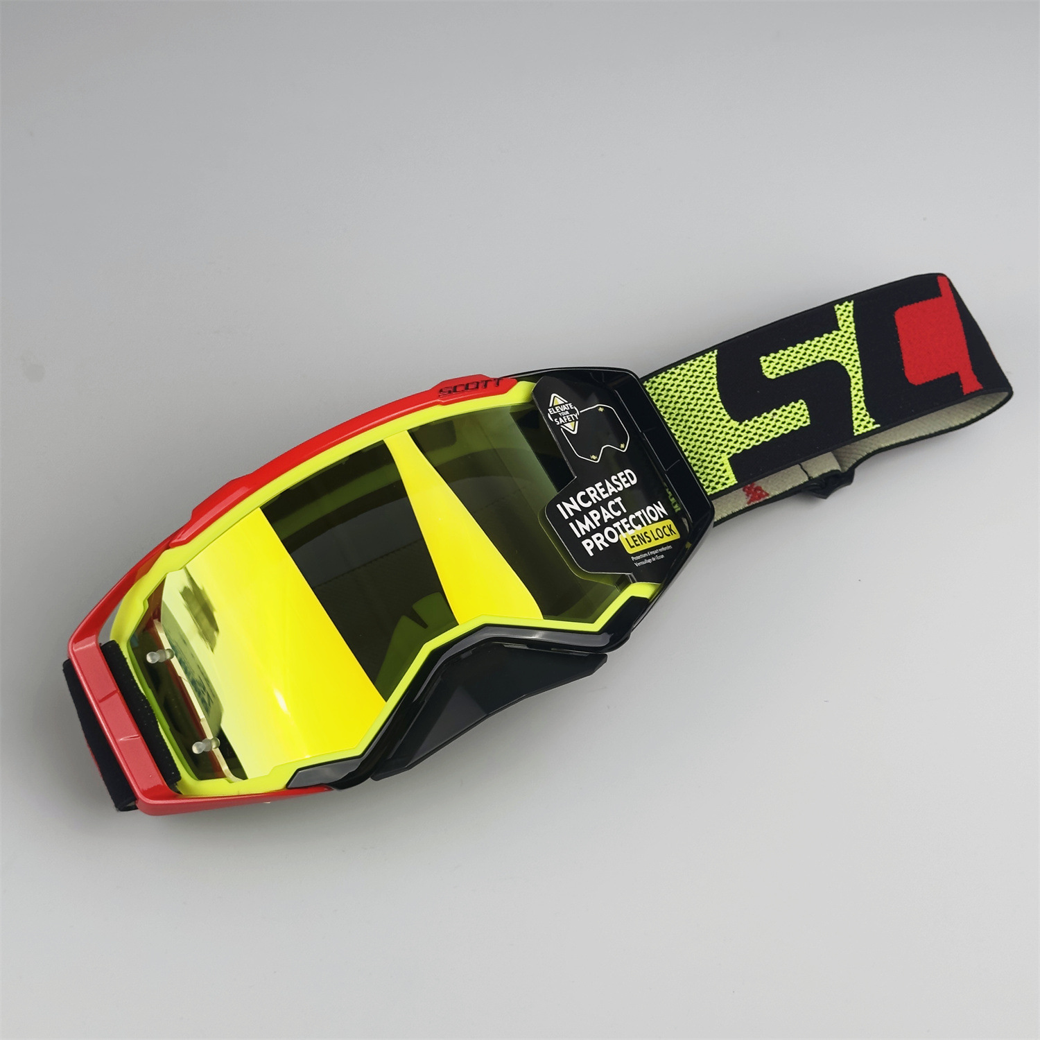 Red & black - imitation red lens