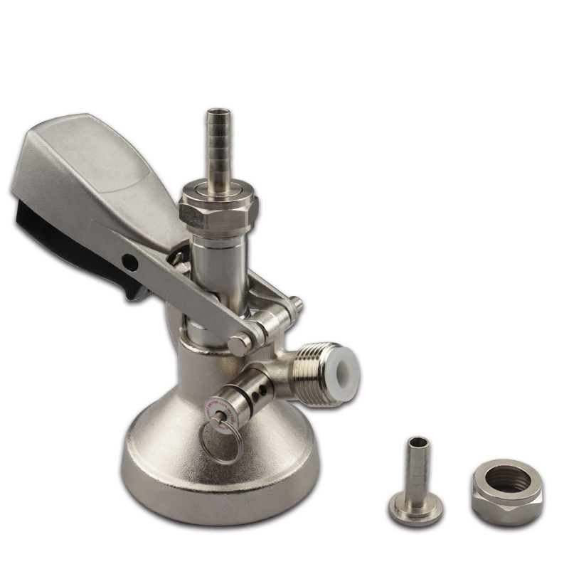 Craft Beer Panel Type G-Type Dispenser with Pressure Relief Valve Stainless Steel Handle for Brewing Craft Beer