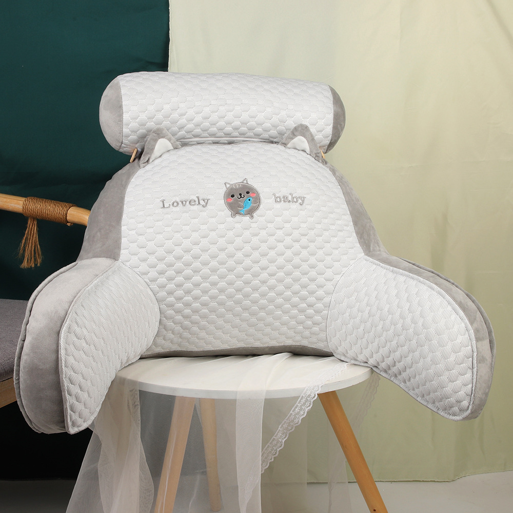 De dibujos animados de frijol de hielo cojín del sofá cojín de oficina en casa cintura almohada de peluche de juguete femenino Regalo de Cumpleaños lote