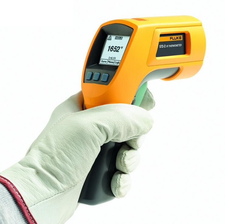 F572-2手持式便携高温红外线测温仪工业高精度点温仪