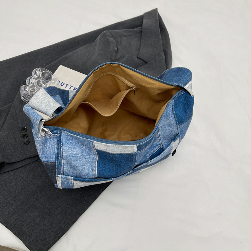 Bolso bandolera femenino 2024 nuevo nicho de gran capacidad para viajeros todo-fósforo bolso de hombro moda contraste color tote bolso marea al por mayor