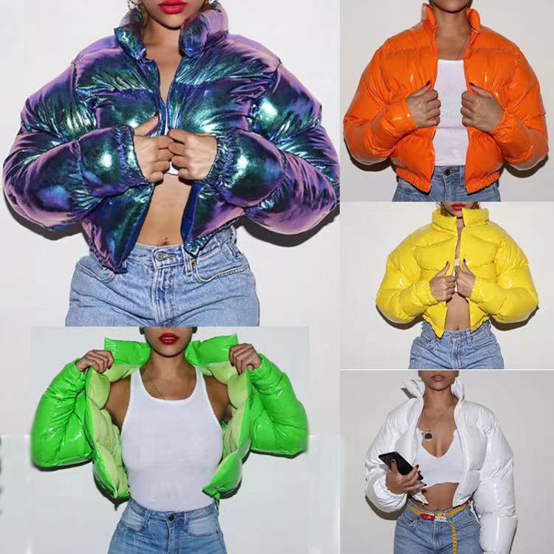 women's clothing European size bread clothing zipper coat spot multi-color can be vacuum on the day women's clothing European size bread clothing zipper coat spot multi-color can be vacuum on the day