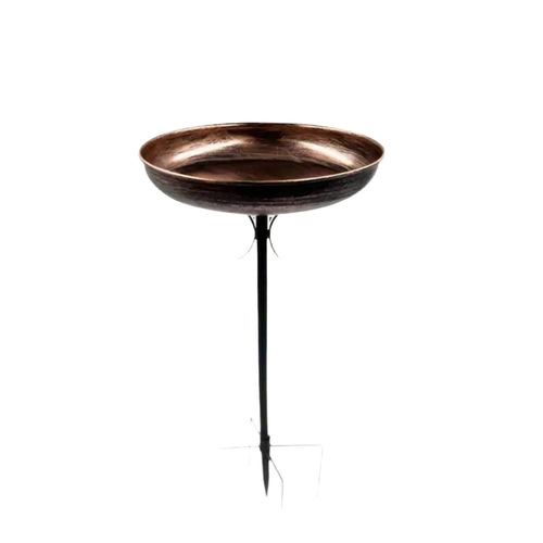 Outdoor garden courtyard bird feeder waterer hummingbird bird bath ironware decorative stake craft