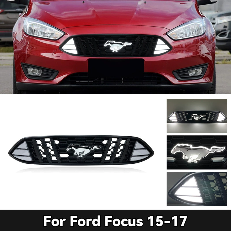 Suitable for Ford 15-17 Fox Grille Light Day Running Light Fox grille light Mustang Light