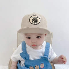 Baby hat thin peaked cap newborn toddler 6 months spring baby Korean style children's baseball cap for men and women 8 months-2 years old