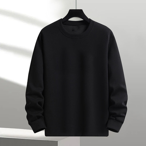 Men's 2025 Round Neck Sweatshirt American Style Jacket Top Spring and Autumn Style Casual Versatile Men's Fashion Sweatshirt Jacket