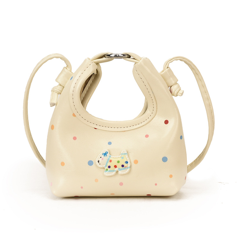 Nuevo bolso para niños coreano caricatura lindo cachorro padre-hijo mochila mini onda punto accesorios bolso para niñas