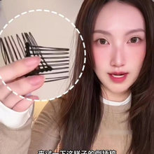 公主头倒插梳无痕发夹女成人刘海碎发整理神器高颅顶蓬松发梳发卡