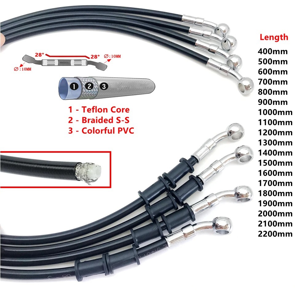 Supply 3.2*7.5MM color brake oil pipe motorcycle oil pipe tram brake pipe any size can be