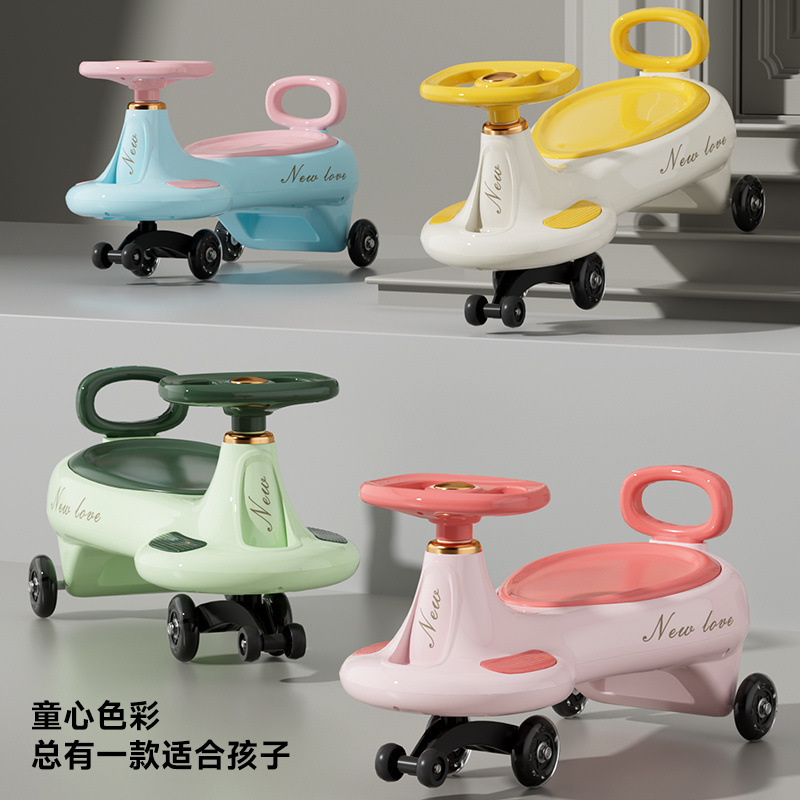 Hot twist car music light flash silent wheel anti-rollover good object recommend children twist car Hot twist car music light flash silent wheel anti-rollover good object recommend children twist car