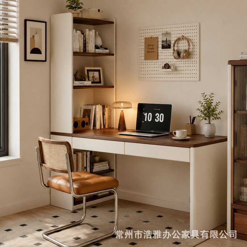 Corner Desk with Bookshelf, Integrated Computer Desk, Home Student Writing Desk, Bedroom Office Bookcase, Storage Study Desk Corner Desk with Bookshelf, Integrated Computer Desk, Home Student Writing Desk, Bedroom Office Bookcase, Storage Study Desk