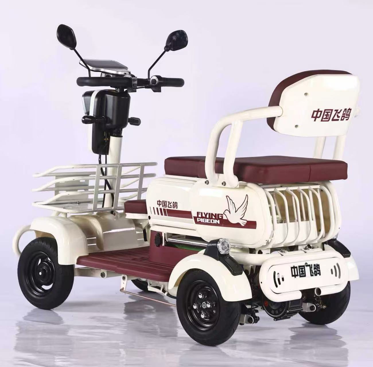 Small old age scooter four-wheeled car 48V battery car adult household pick-up children's car safety anti-fall