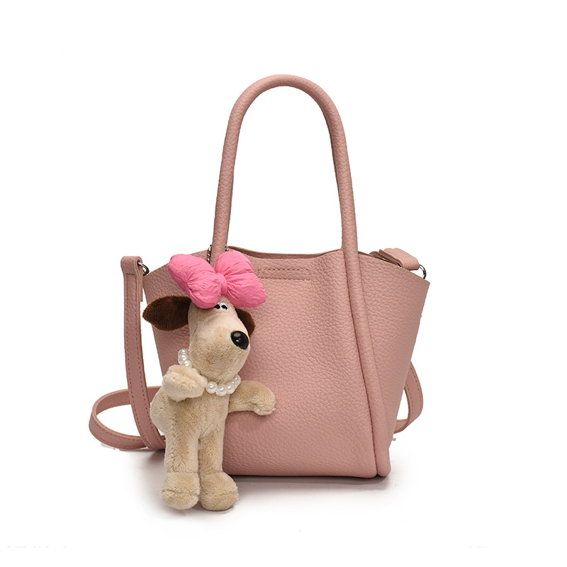 Bolso de cubo de mano de estilo explosivo transfronterizo para mujer 2025 nuevo bolso de hombro de alta gama de nicho bolso de cesta de verduras de moda coreana