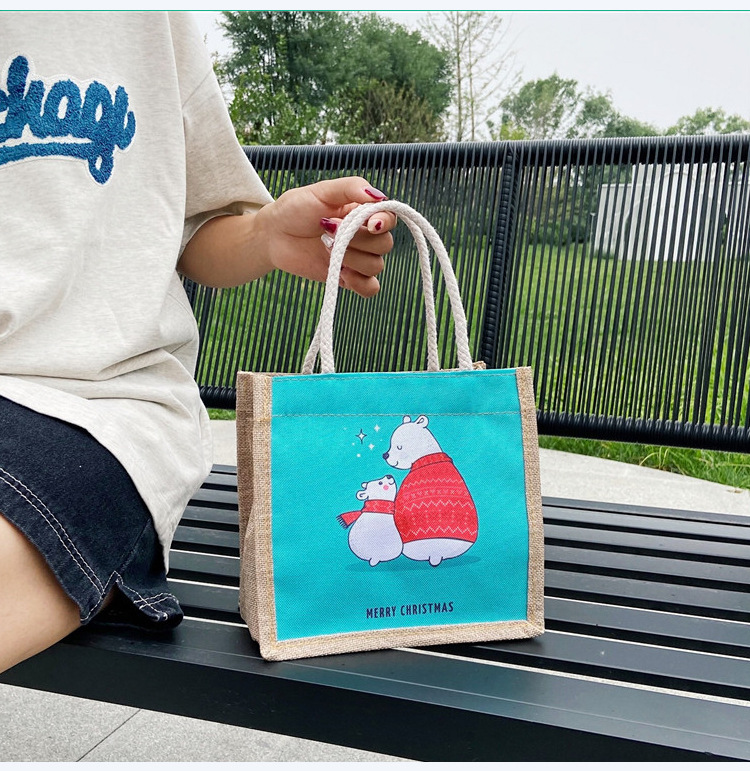 Bolsa de almuerzo bolsa de merienda bolso femenino trabajador de oficina simple ins bolsa de almuerzo bolso de estudiante bolsa de almuerzo de gran capacidad