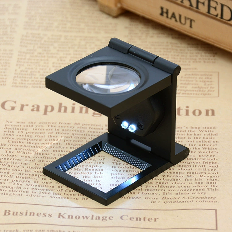 Голубь глаз 10 раз складной масштаб фото зеркало с света деформации и утка плотность стекла линзы увеличительное стекло 9005B